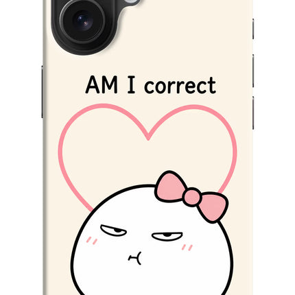 Always Right iPhone 16 Hard Case Back Cover by Casekaro