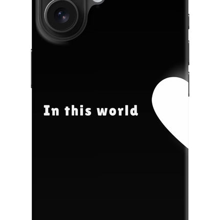 This World iPhone 16 Hard Case Back Cover by Casekaro