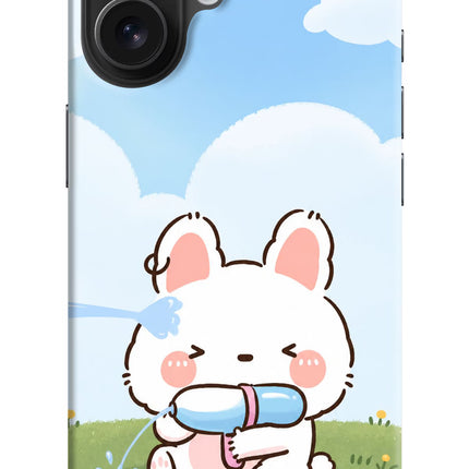 Bunny Treat iPhone 16 Hard Case Back Cover by Casekaro