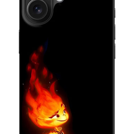 Ember Flame iPhone 16 Hard Case Back Cover by Casekaro