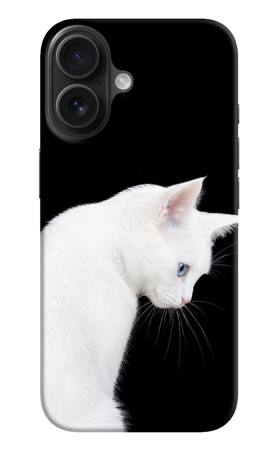 Snow Gaze iPhone 16 Back Cover, Hard case