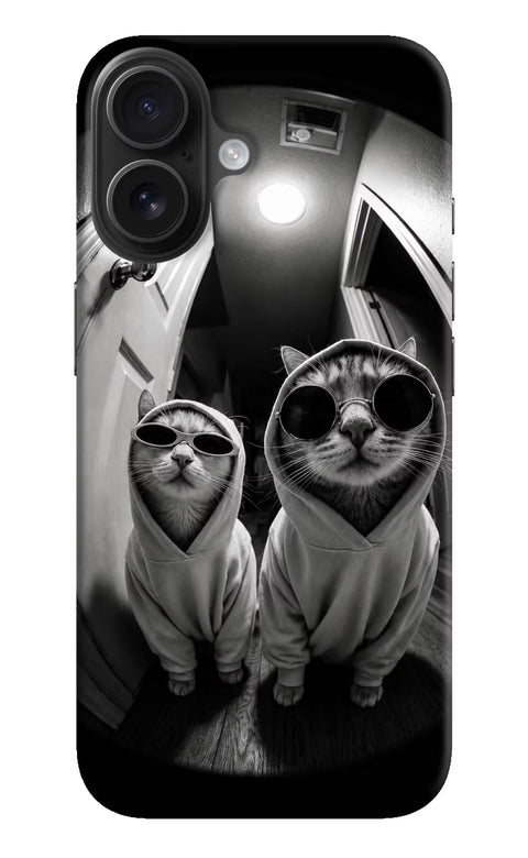Hood Cats iPhone 16 Back Cover