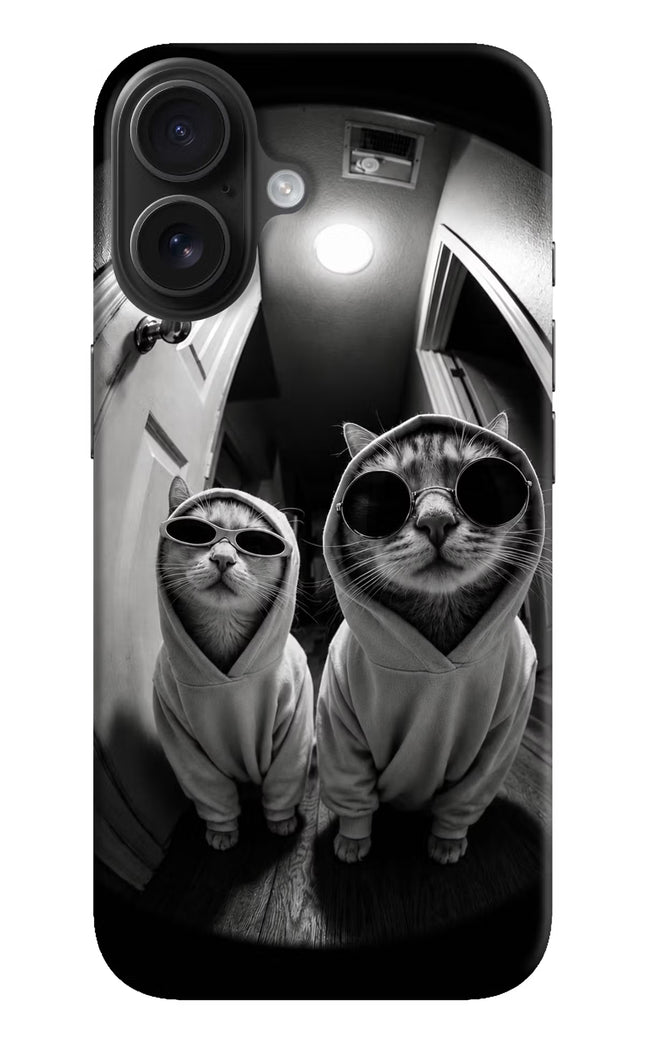 Hood Cats iPhone 16 Hard Case Back Cover by Casekaro