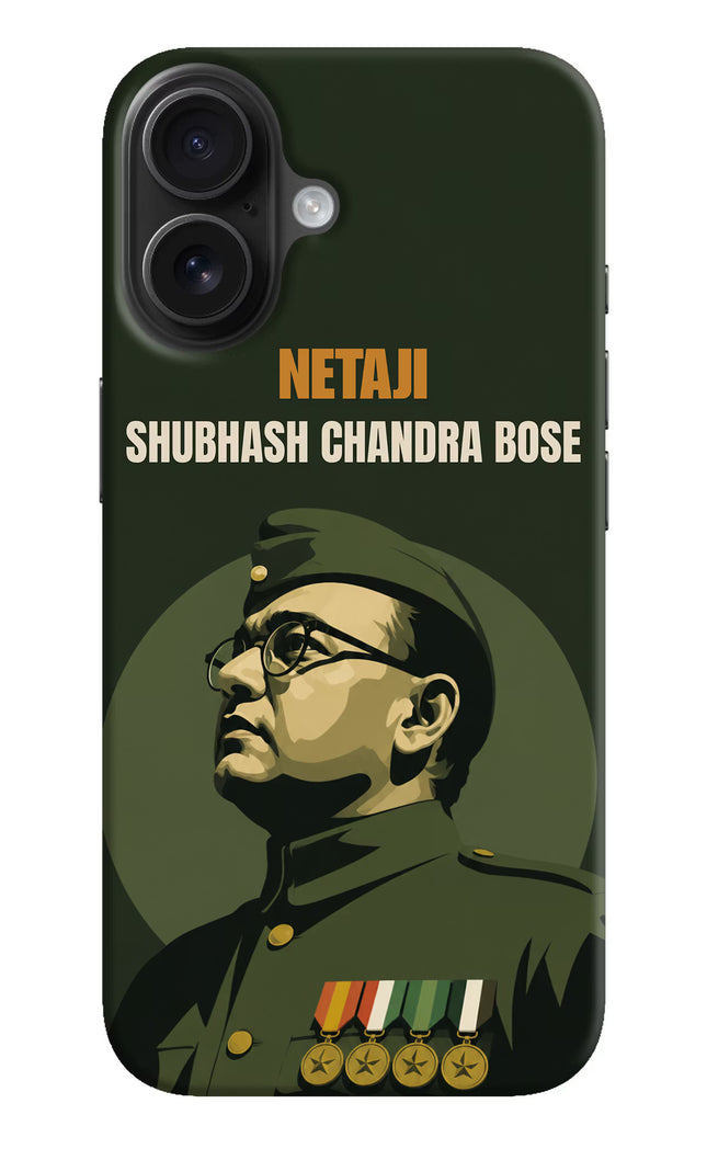 Netaji Legacy iPhone 16 Back Cover