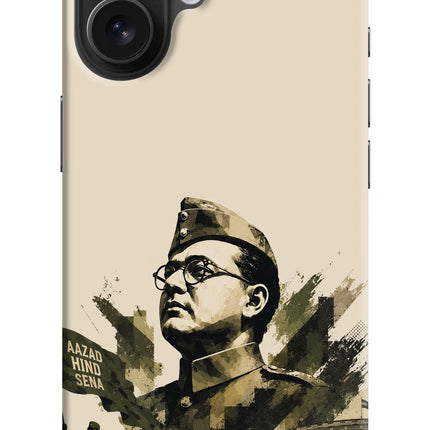 Netaji Rising iPhone 16 Back Cover