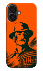 Bhagat Singh Legacy iPhone 16 Hard Case Back Cover by Casekaro