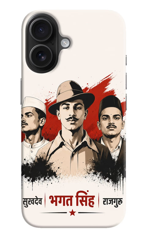 Sardar Patel Iron Will iPhone 16 Back Cover