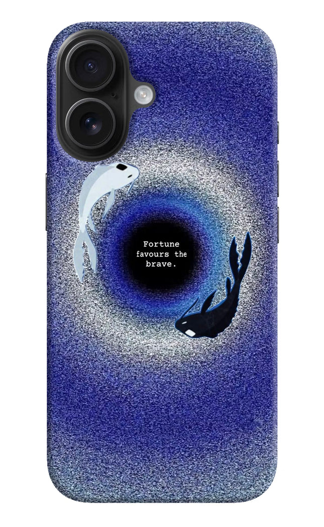 Dark Koi iPhone 16 Hard Case Back Cover by Casekaro