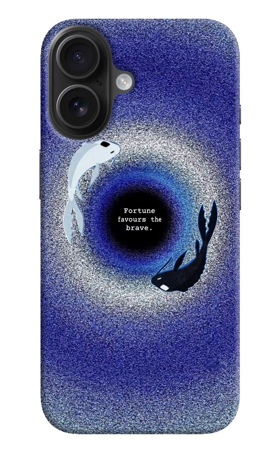 Dark Koi iPhone 16 Back Cover, Hard case