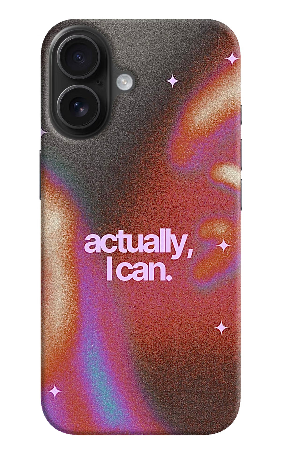 Pink Aura iPhone 16 Back Cover, Hard case