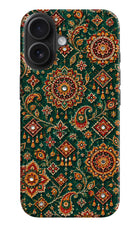 Green Pataka iPhone 16 Hard Case Back Cover by Casekaro