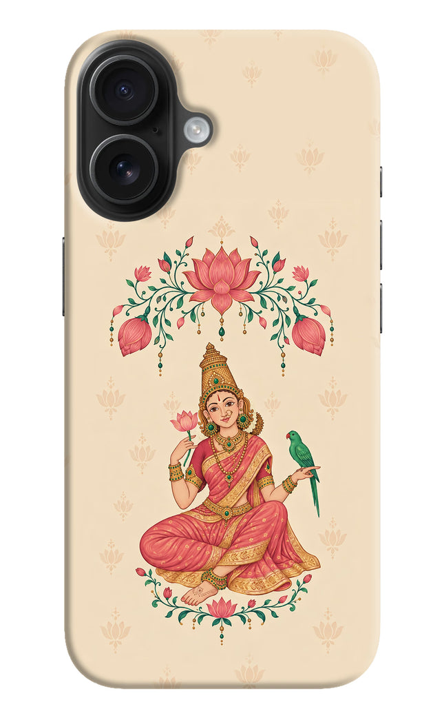 Goddess Lakshmi iPhone 16 Hard Case Back Cover by Casekaro