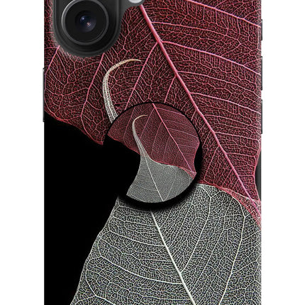 Leaf Pattern iPhone 16 Pop Case by Casekaro