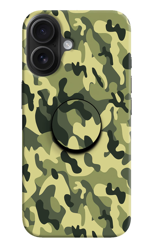 Camouflage iPhone 16 Pop Case by Casekaro