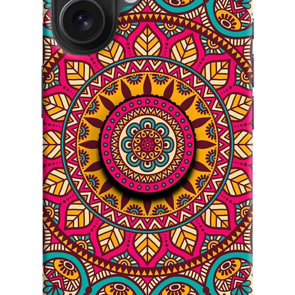 Mandala iPhone 16 Pop Case by Casekaro