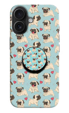 Pug Dog iPhone 16 Pop Case by Casekaro