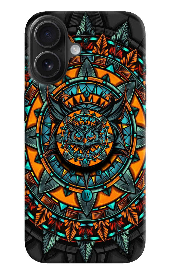 Angry Owl iPhone 16 Pop Case by Casekaro