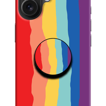 Rainbow iPhone 16 Pop Case by Casekaro