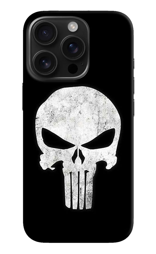 Punisher Skull iPhone 16 Pro Hard Case Back Cover by Casekaro