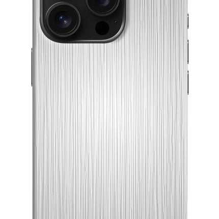 Wooden Grey Texture iPhone 16 Pro Hard Case Back Cover by Casekaro