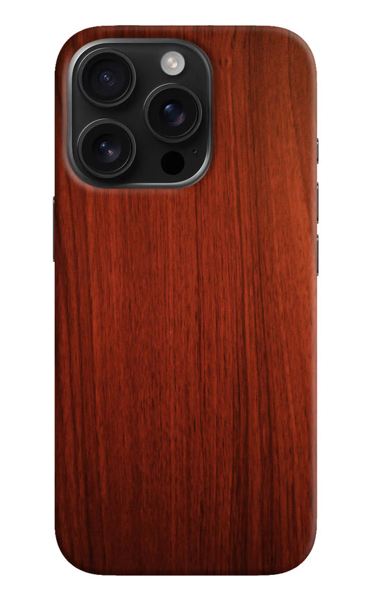 Wooden Plain Pattern iPhone 16 Pro Hard Case Back Cover by Casekaro