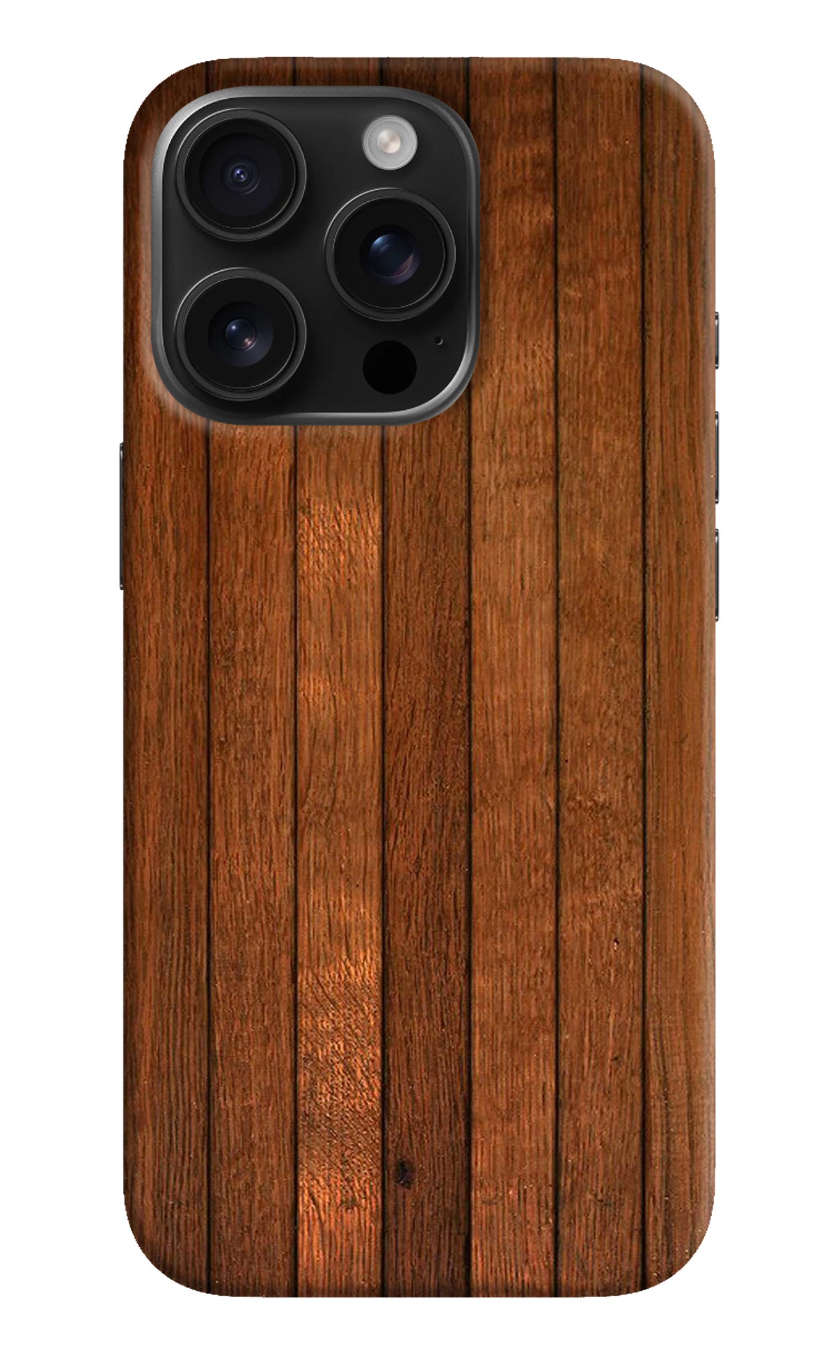 Wooden Artwork Bands iPhone 16 Pro Back Cover