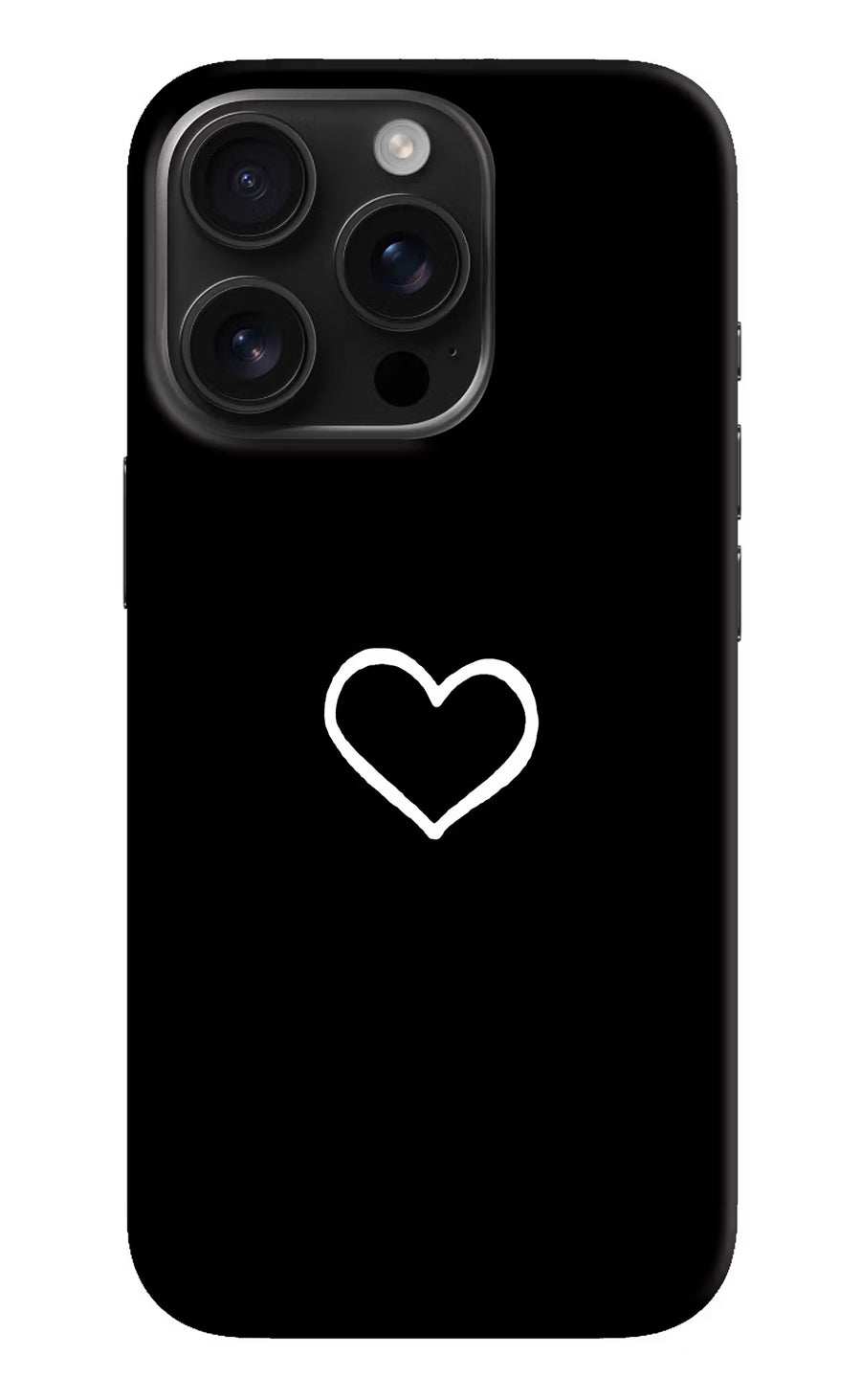 Heart iPhone 16 Pro Back Cover, Hard case
