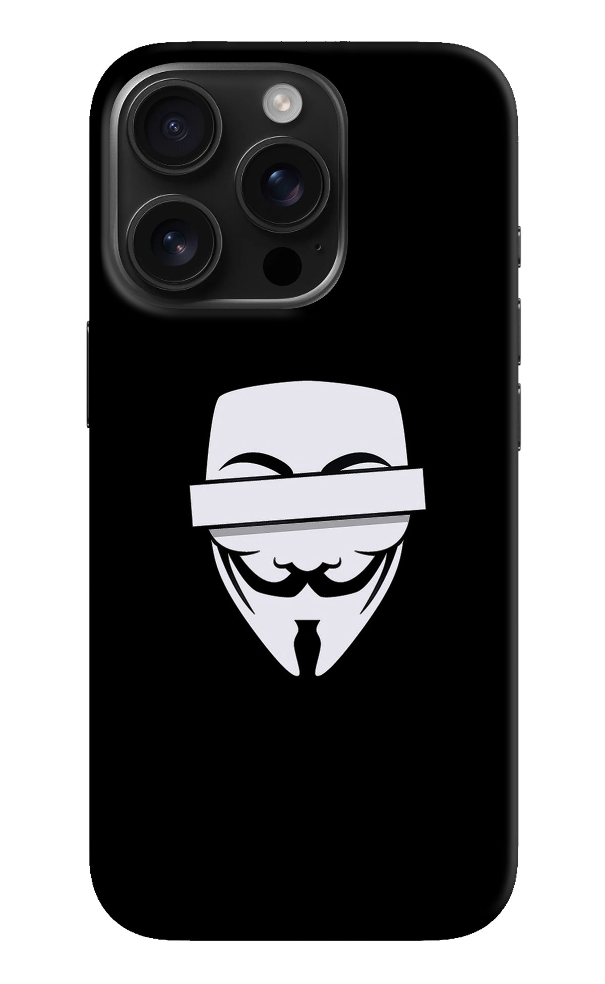 Anonymous Face iPhone 16 Pro Back Cover