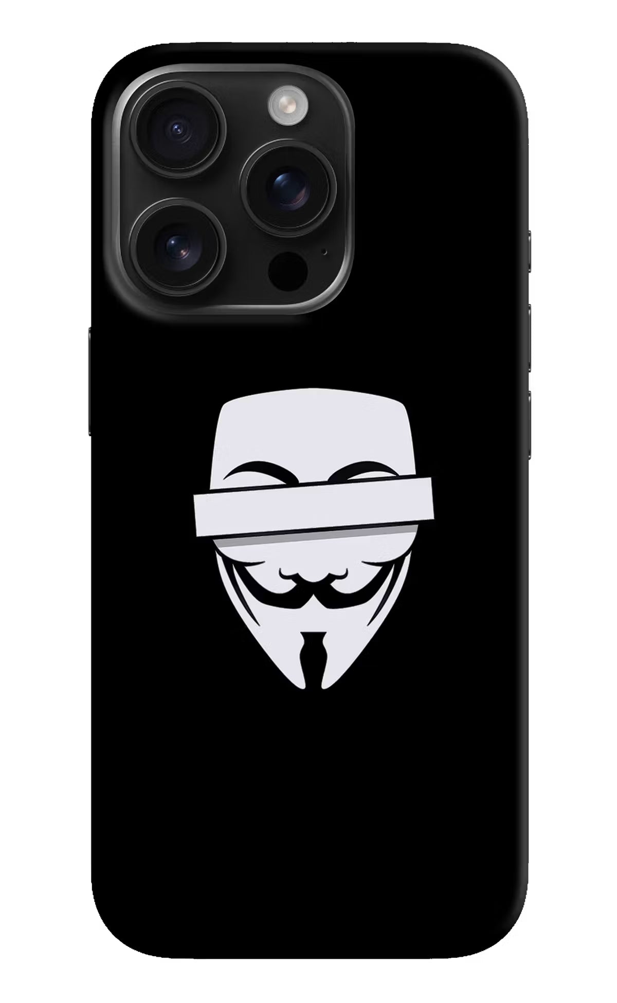 Anonymous Face iPhone 16 Pro Hard Case Back Cover by Casekaro