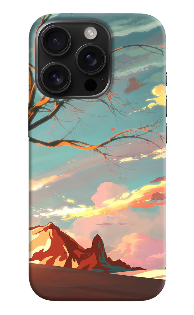 Scenery iPhone 16 Pro Hard Case Back Cover by Casekaro
