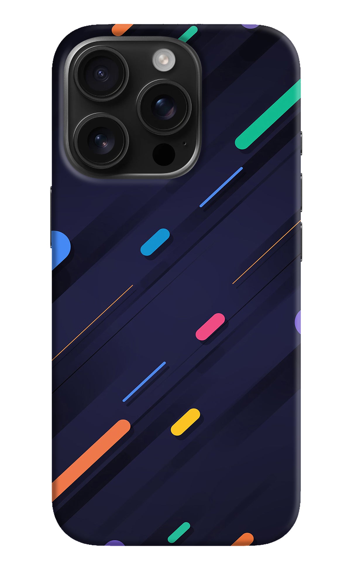 Abstract Design iPhone 16 Pro Back Cover