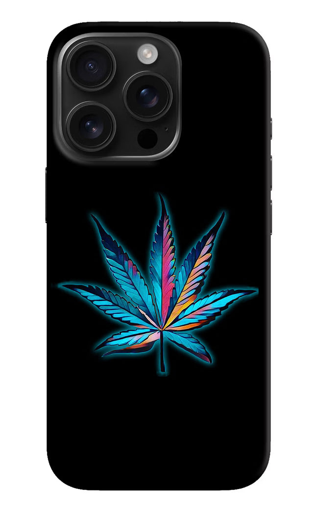 Weed iPhone 16 Pro Hard Case Back Cover by Casekaro