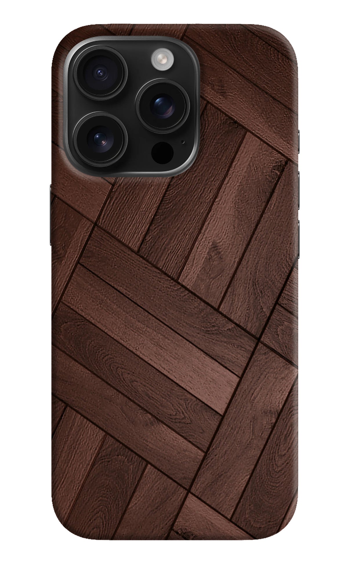 Wooden Texture Design iPhone 16 Pro Back Cover