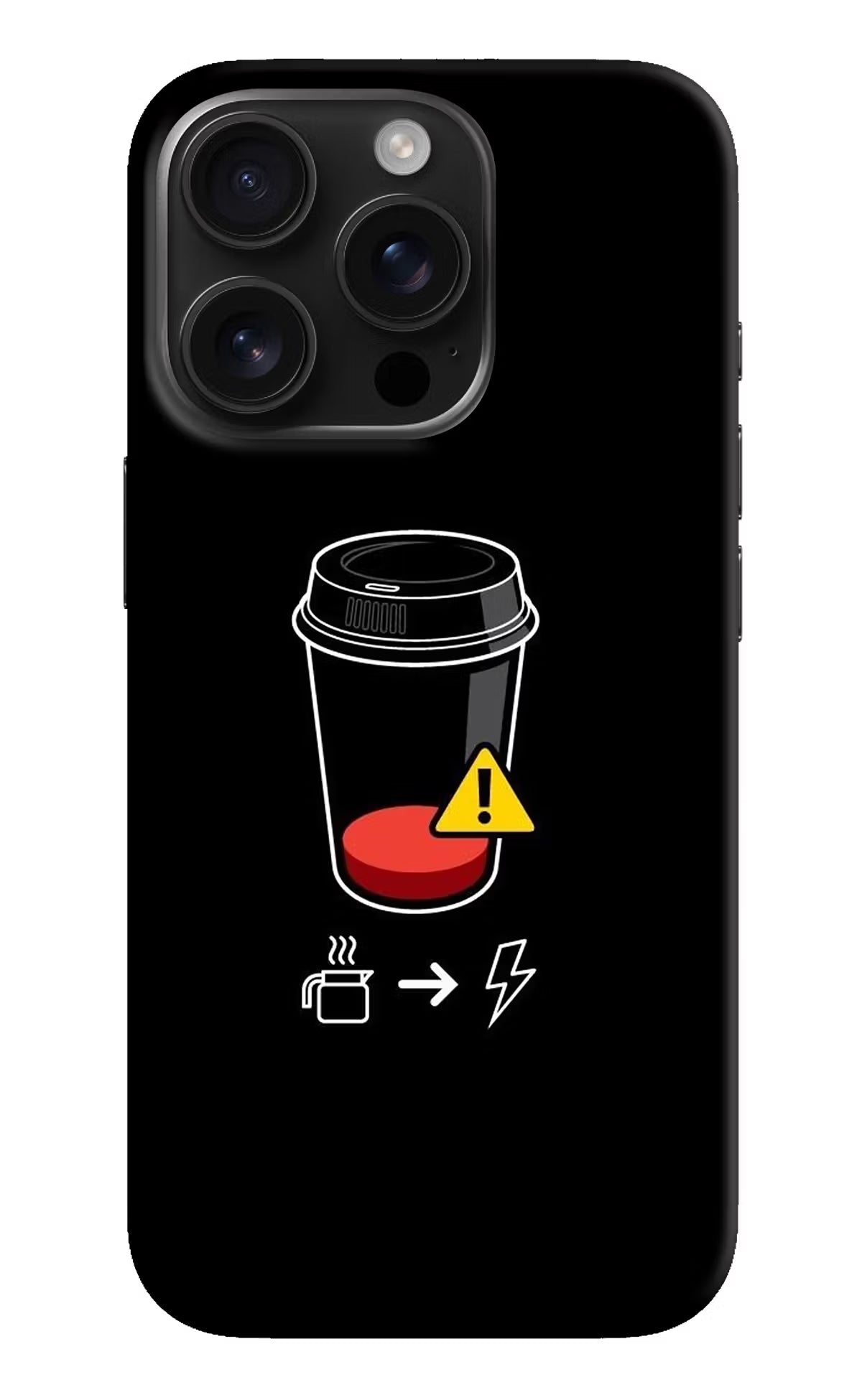 Coffee iPhone 16 Pro Hard Case Back Cover by Casekaro