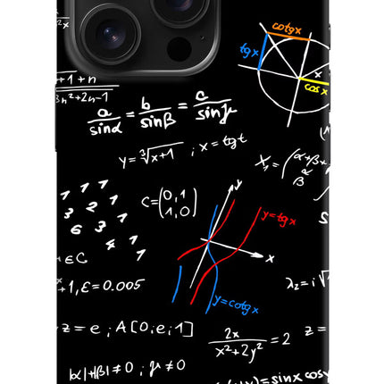 Mathematics Formula iPhone 16 Pro Hard Case Back Cover by Casekaro