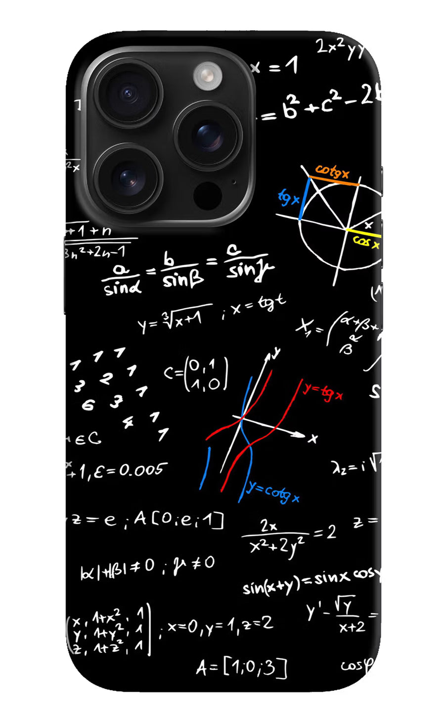 Mathematics Formula iPhone 16 Pro Back Cover, Hard case