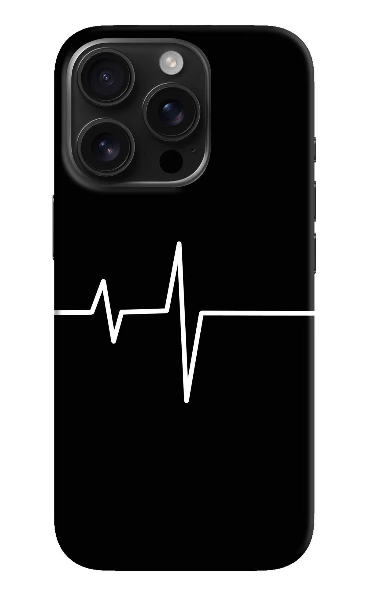 Heart Beats iPhone 16 Pro Hard Case Back Cover by Casekaro