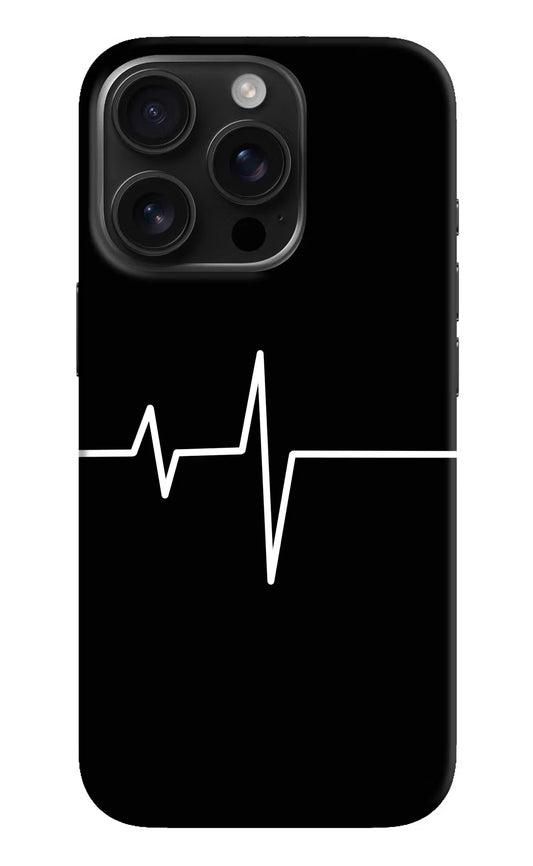 Heart Beats iPhone 16 Pro Hard Case Back Cover by Casekaro