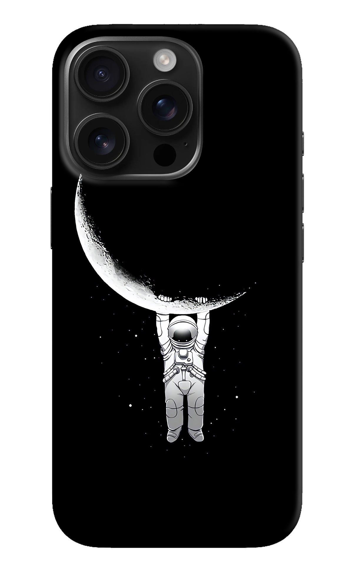 Moon Space iPhone 16 Pro Back Cover