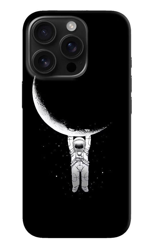Moon Space iPhone 16 Pro Hard Case Back Cover by Casekaro