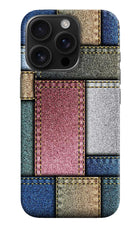 Multicolor Jeans iPhone 16 Pro Hard Case Back Cover by Casekaro