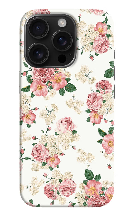 Flowers iPhone 16 Pro Hard Case Back Cover by Casekaro