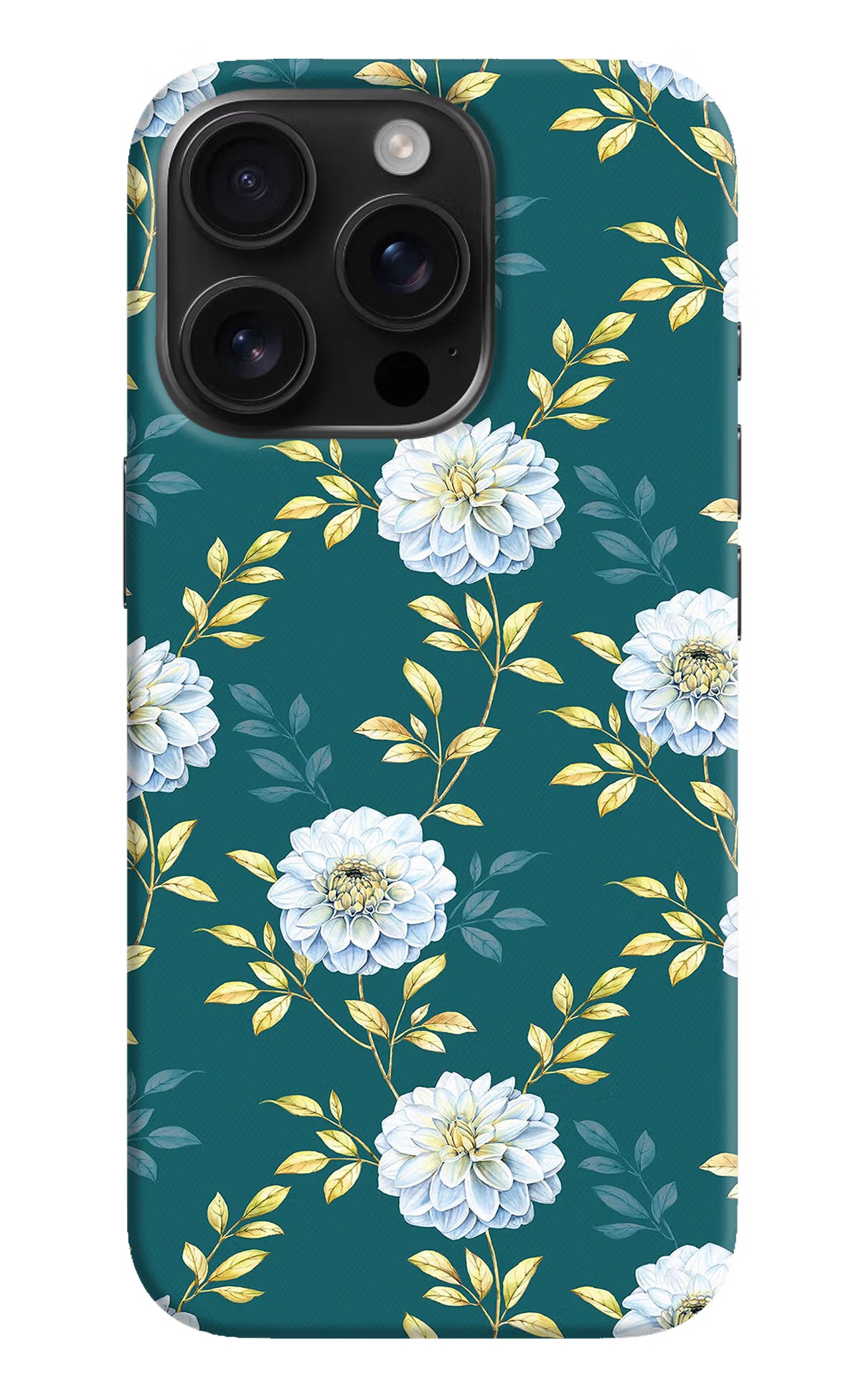 Flowers iPhone 16 Pro Hard Case Back Cover by Casekaro