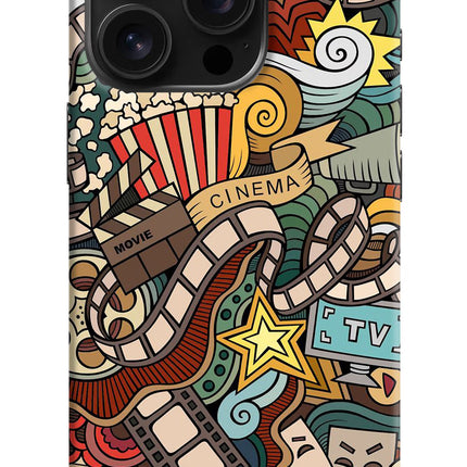 Cinema Abstract iPhone 16 Pro Hard Case Back Cover by Casekaro