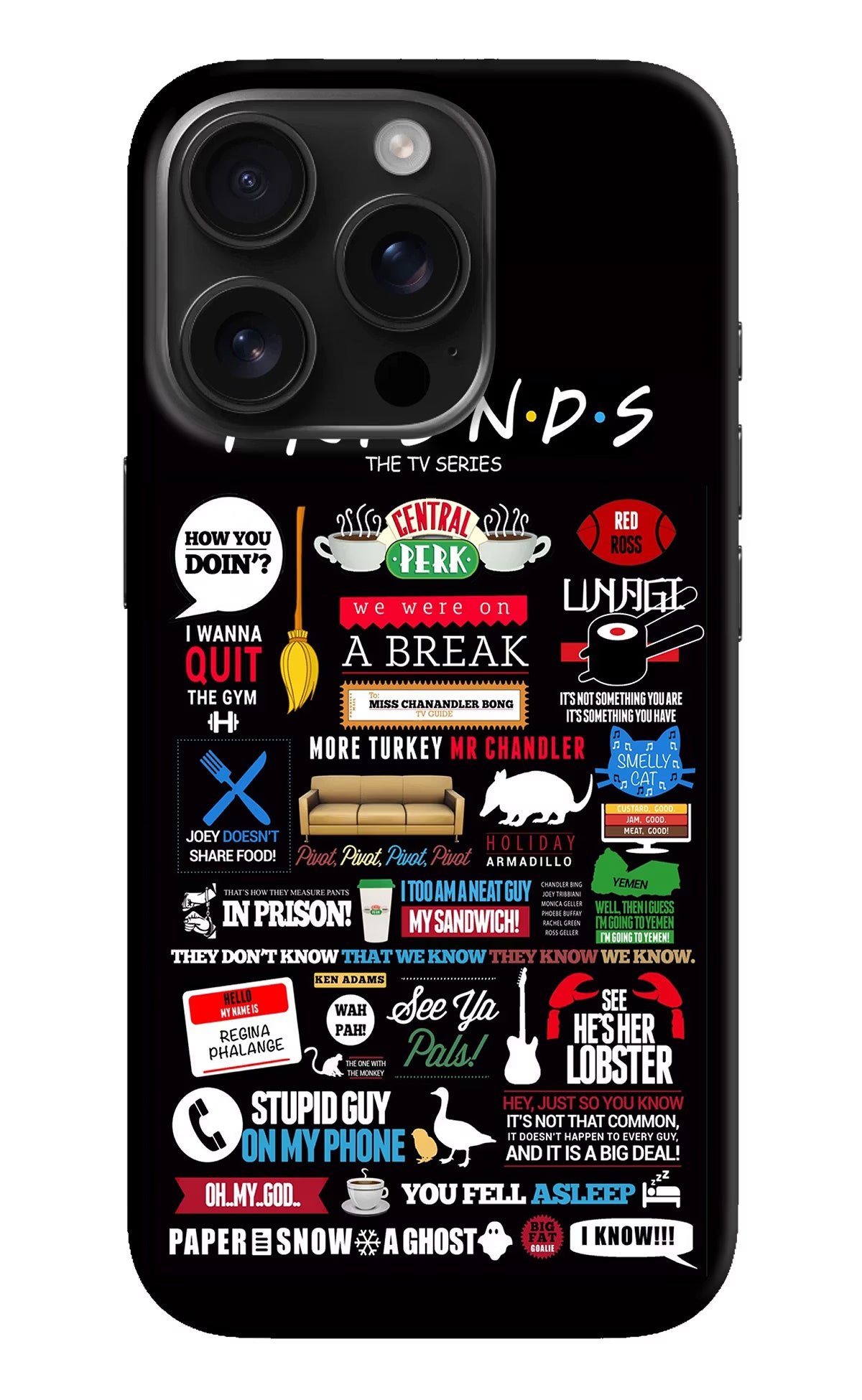 FRIENDS iPhone 16 Pro Hard Case Back Cover by Casekaro