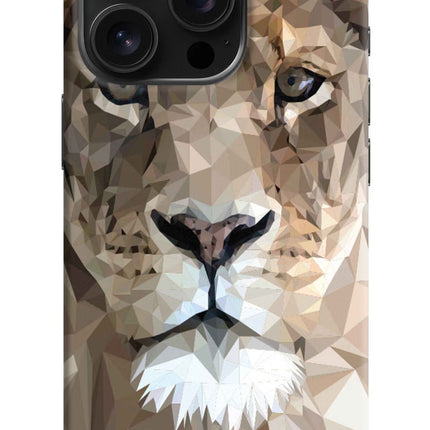 Lion Art iPhone 16 Pro Hard Case Back Cover by Casekaro