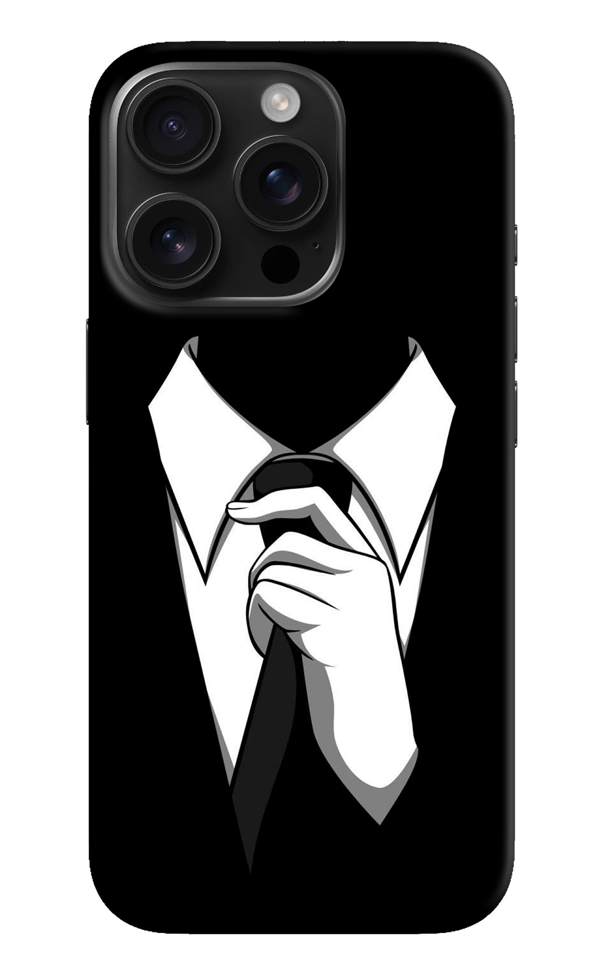 Black Tie iPhone 16 Pro Back Cover