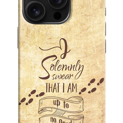 I Solemnly swear that i up to no good iPhone 16 Pro Hard Case Back Cover by Casekaro