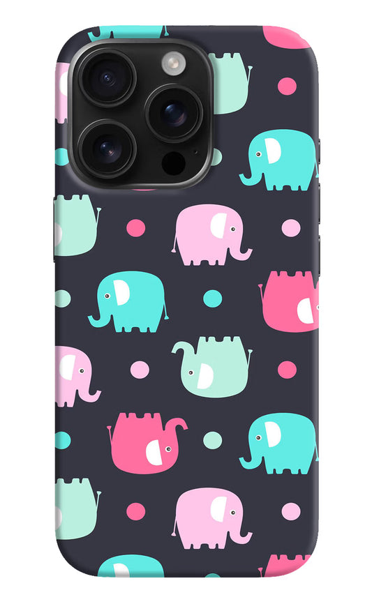 Elephants iPhone 16 Pro Hard Case Back Cover by Casekaro