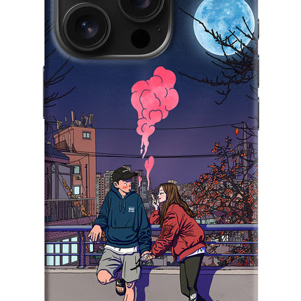 Chilling Couple iPhone 16 Pro Hard Case Back Cover by Casekaro